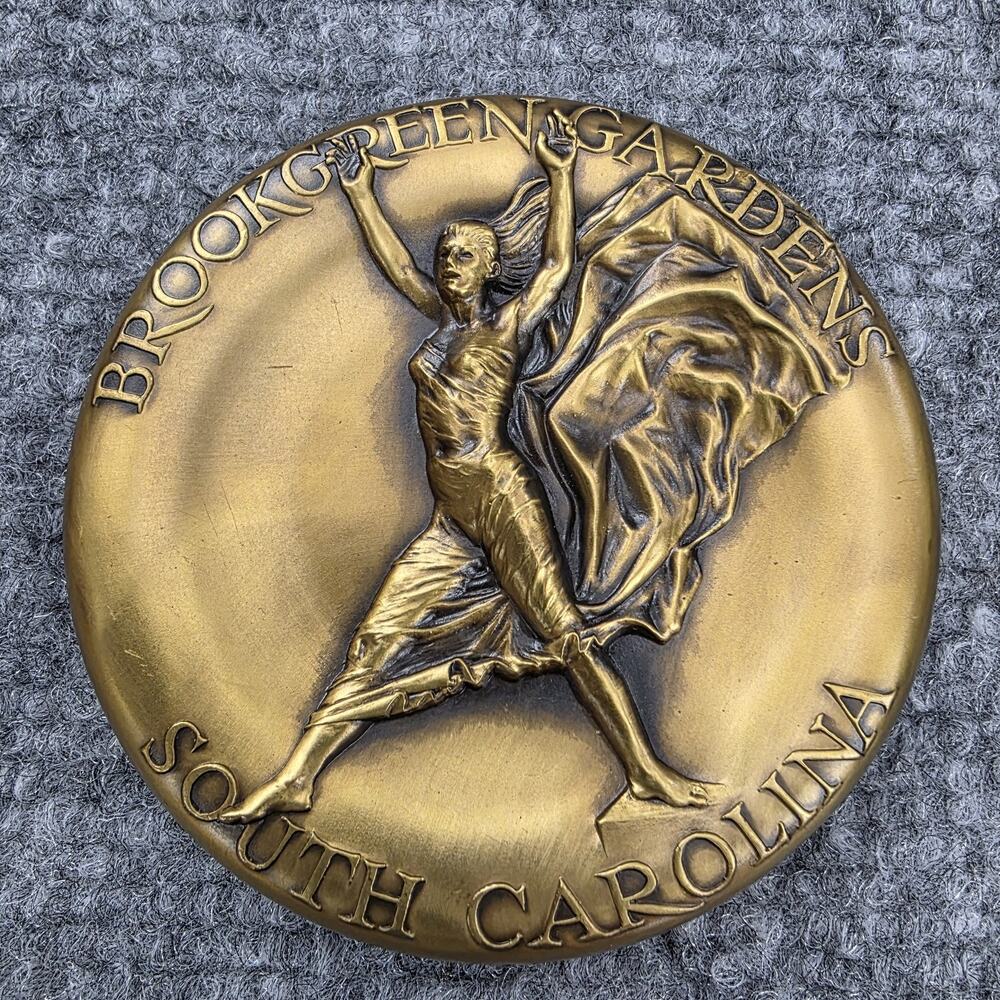 Vintage Brookgreen Gardens South Carolina Bronze Medal Sculpture 1999 Art - Picture 6 of 10